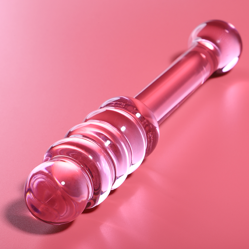 Nebula Series by Ibiza Model 20 - Dildo de Cristal Borosilicato Rosa 20.5 cm