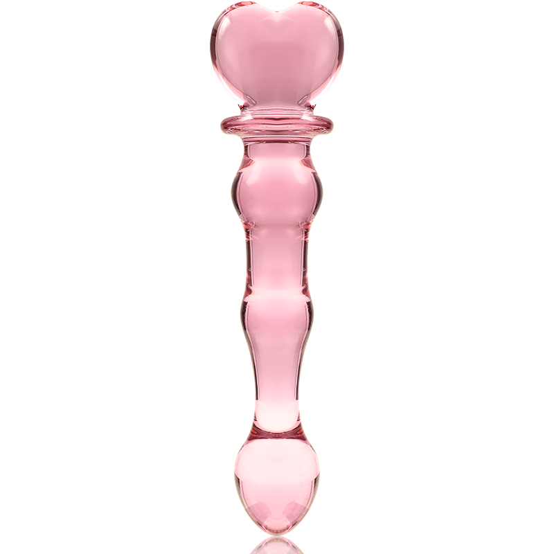 Nebula Series by Ibiza - Dildo de Cristal Borosilicato Rosa 20.5 cm