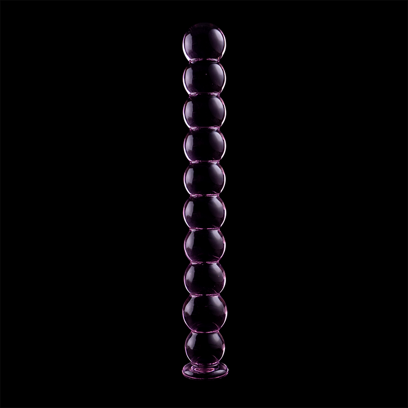 Nebula Series by Ibiza Model 22 - Dildo de Cristal Borosilicato Rosa 21.5 cm