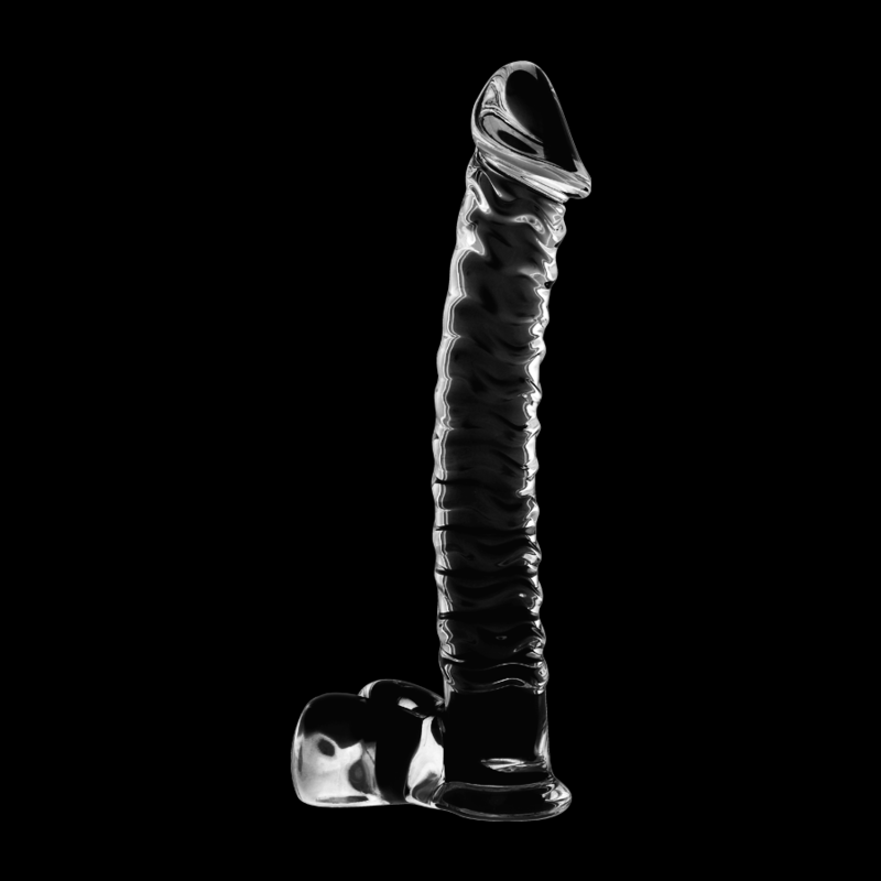 Nebula Series by Ibiza - Dildo de Cristal Borosilicato Transparente 21.5 cm