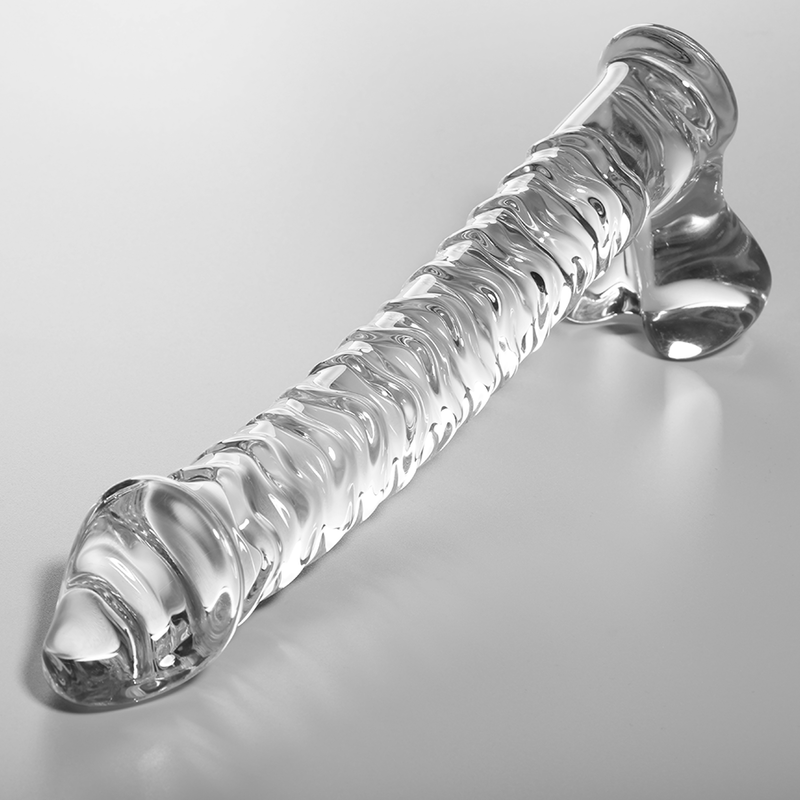 Nebula Series by Ibiza - Dildo de Cristal Borosilicato Transparente 21.5 cm