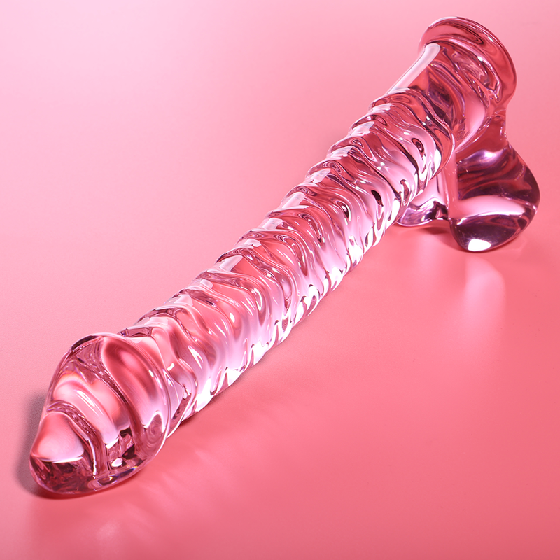 Nebula Series by Ibiza Model 23 - Dildo Borosilicate Glass Rosa 21.5 cm
