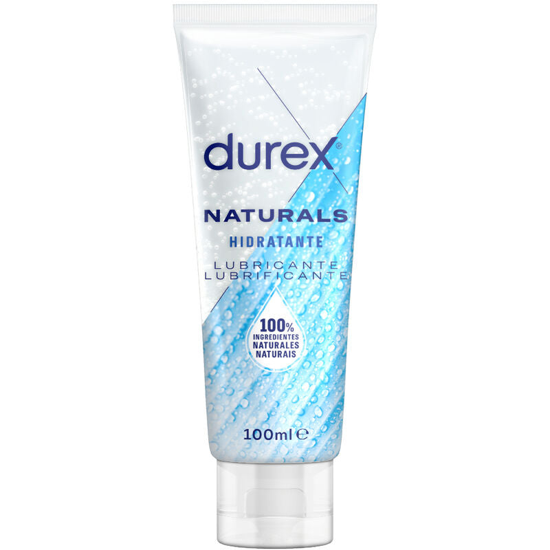 Durex Naturals Moisturizing Lube - Lubricante Hidratante 100 ml con Ácido Hialurónico