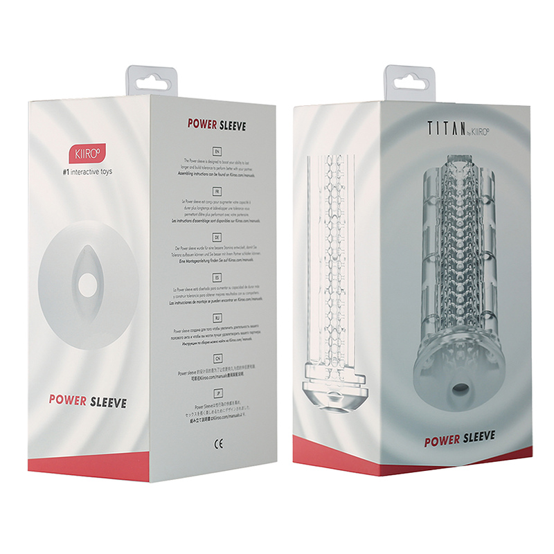 KIIROO Titan Masturbator Cover - Tecnología de Vibración Power + Performance