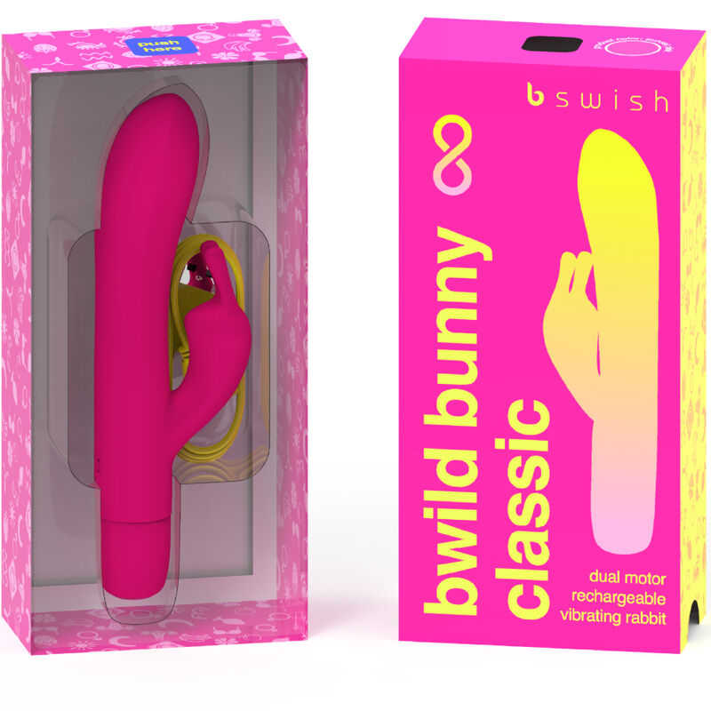 B Swish Bwild Bunny Infinite Classic Vibrador Recargable Rosa Silicona
