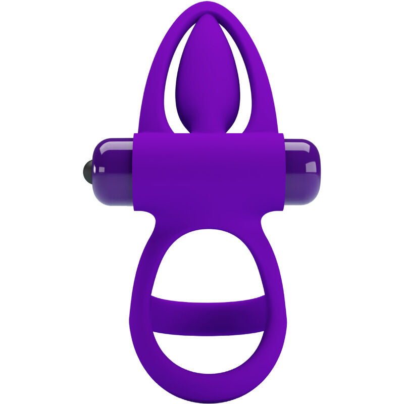 Pretty Love Vibrator Ring 10 Vibraciones Silicona Violeta