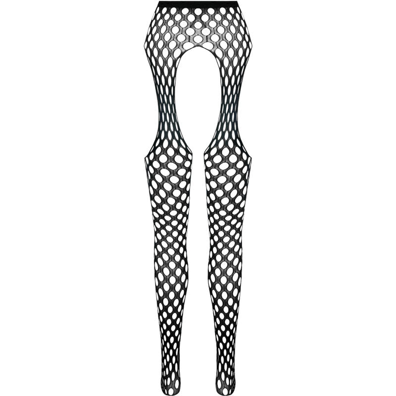 Passion Eco Collection Bodystocking S003 Negro - Medias Sostenibles