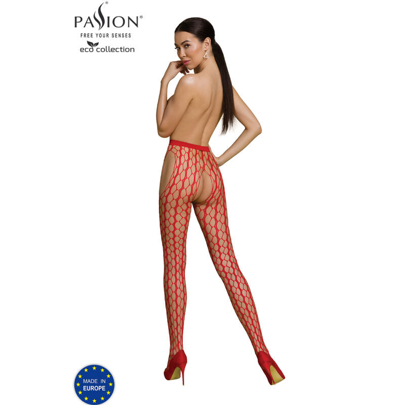 Passion Eco Collection Bodystocking Red S007 - Red Sensual Talla Única