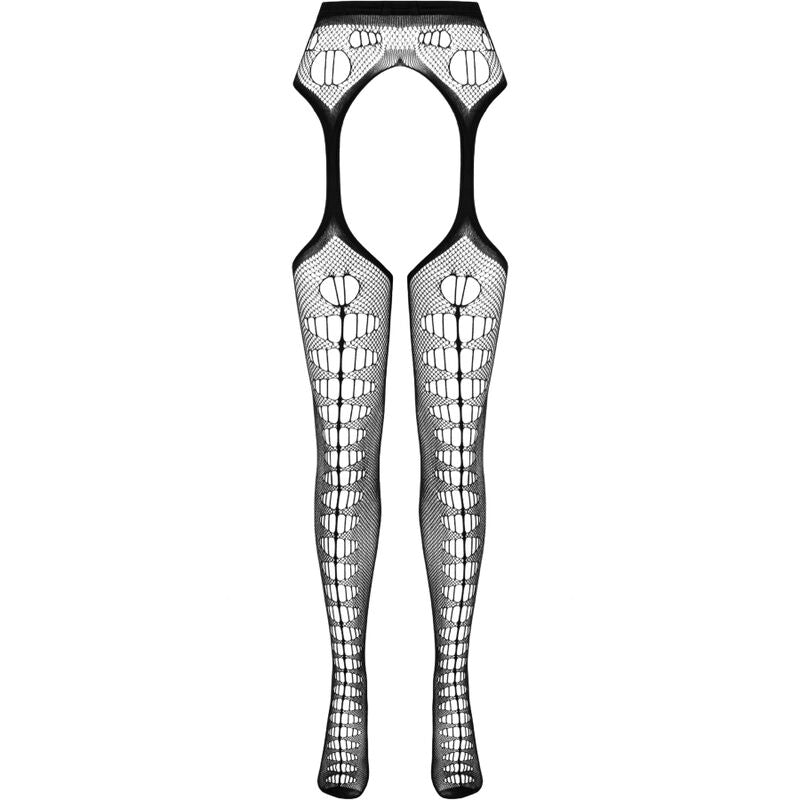 Passion Eco Collection Bodystocking S008 Negro - Lencería Sostenible