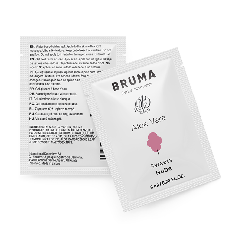 Bruma Aloe Vera Sliding Gel Sweets Flavor 6 ml