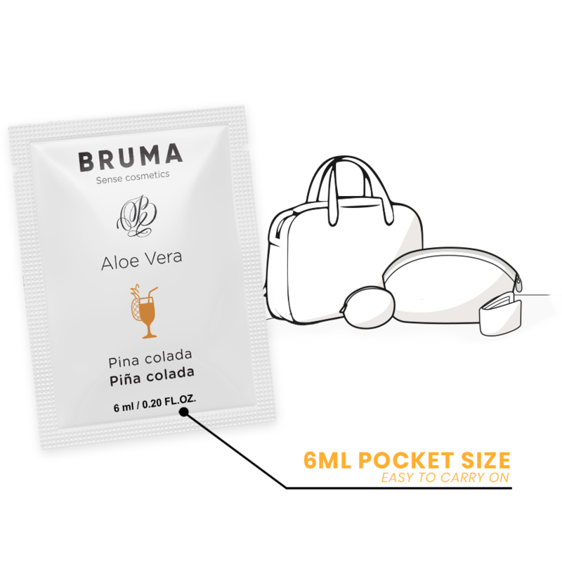 Bruma Aloe Vera Sliding Gel Piña Colada 6 ml