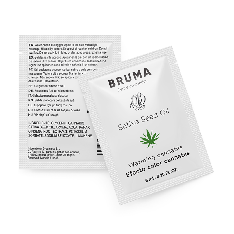 Bruma Sativa Seed Oil Sliding Gel Warming - 6 ml