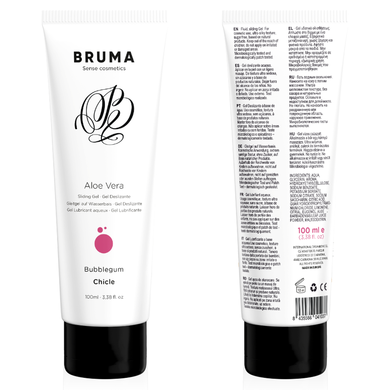 Bruma Aloe Vera Sliding Gel Bubblegum 100 ml