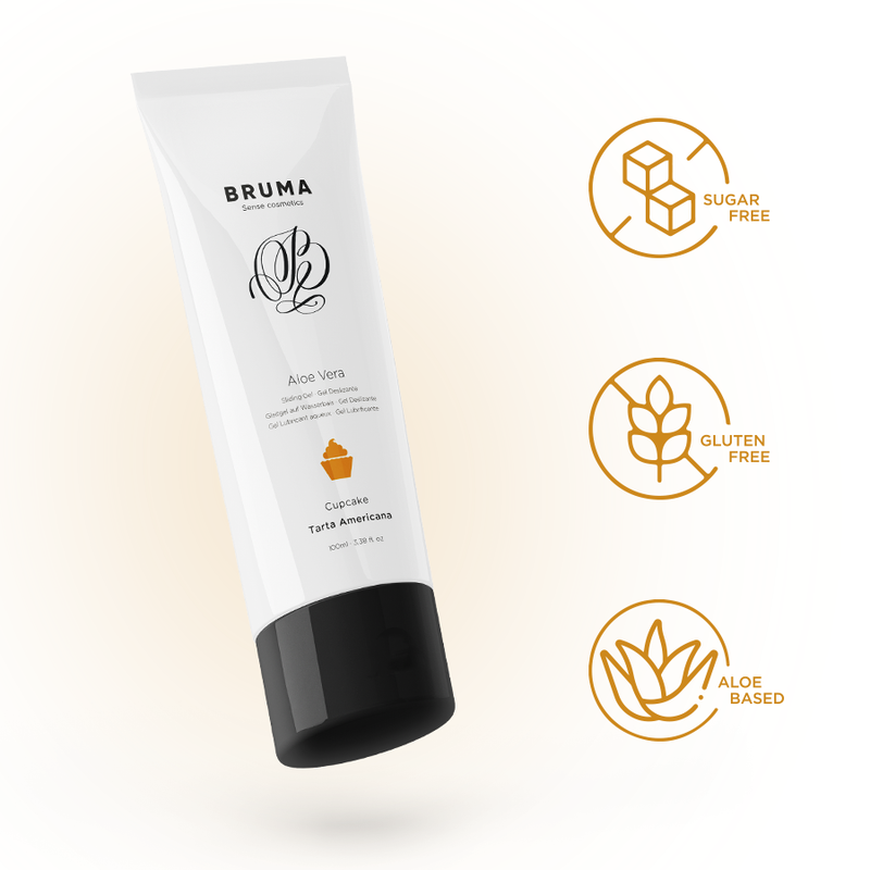 Bruma Aloe Vera Sliding Gel Cupcake - Lubricante 100 ml