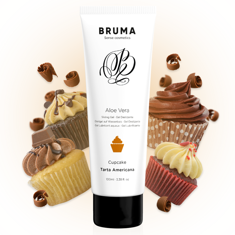 Bruma Aloe Vera Sliding Gel Cupcake - Lubricante 100 ml