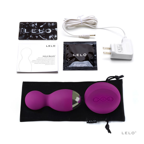 LELO BADGE Hula Balls Purple - Bolas de Kegel con Control Remoto