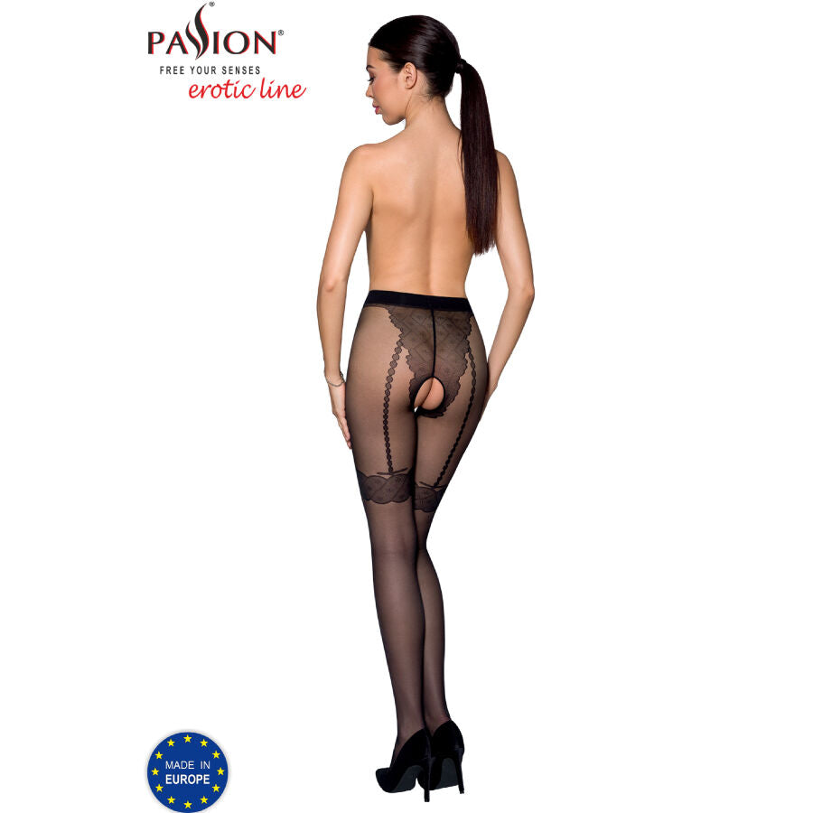 Medias 3/4 Passion Tiopen 016 Negro 20 DEN