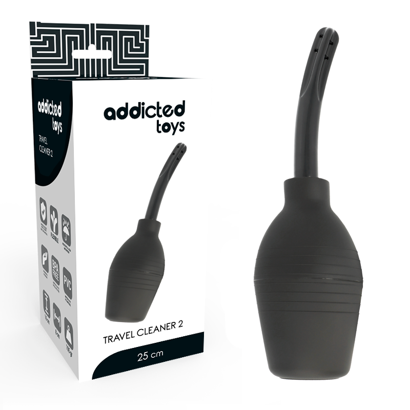 Addicted Toys Squeeze Clean Black - Ducha Anal