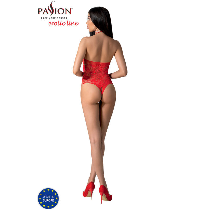 Bodystocking Red BS094 - Diseño Transparente Elástico One Size