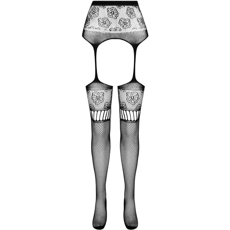 Medias Passion S030 con Liguero Negro - Talla Única