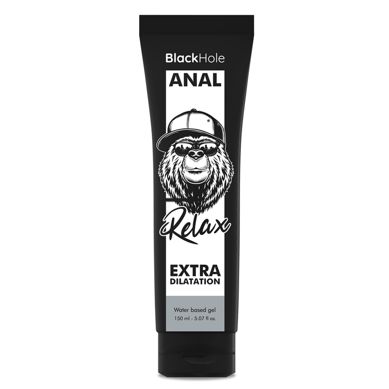 Black Hole Gel Anal Lubricante Base de Agua 150ml - Acción Relajante