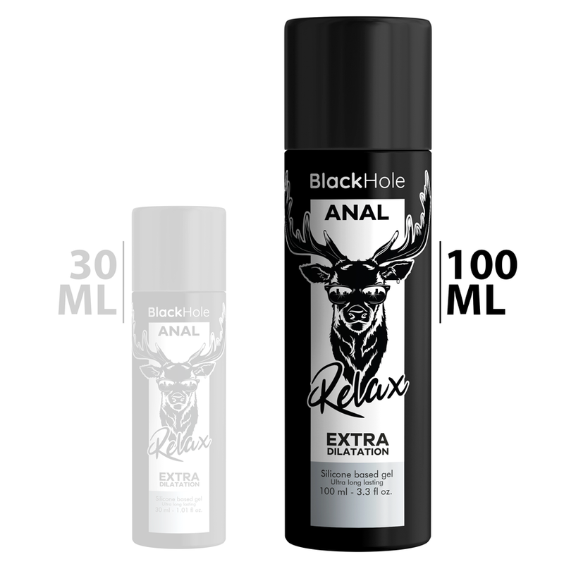 Black Hole Gel Silicona Base Dilatación Anal 100 ml