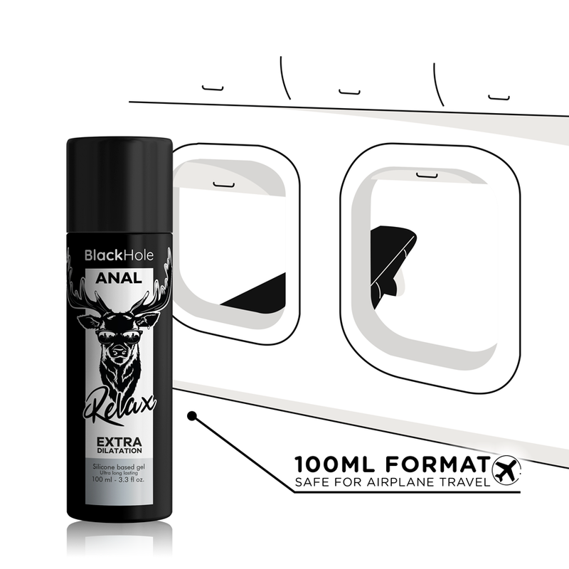 Black Hole Gel Silicona Base Dilatación Anal 100 ml