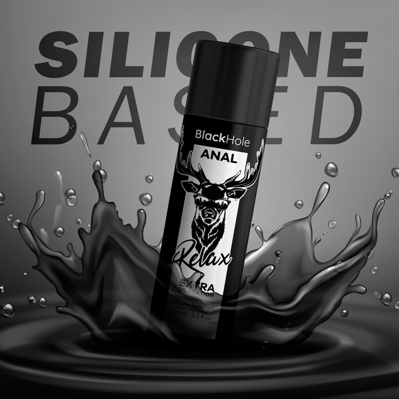 Black Hole Gel Silicona Base Dilatación Anal 100 ml