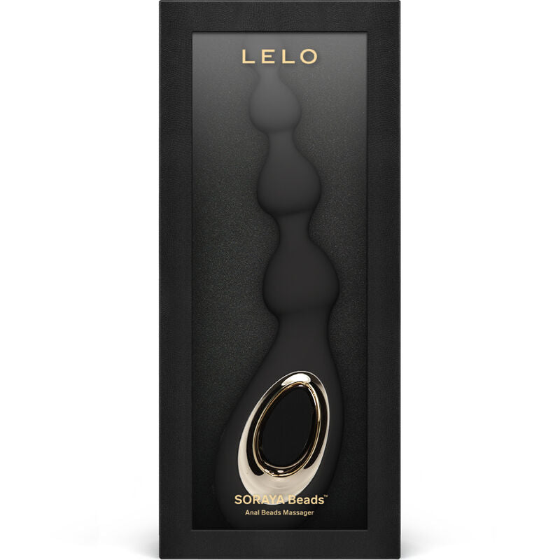 LELO Soraya Beads Black - Masajeador Anal con Tecnología Bow-Motion™
