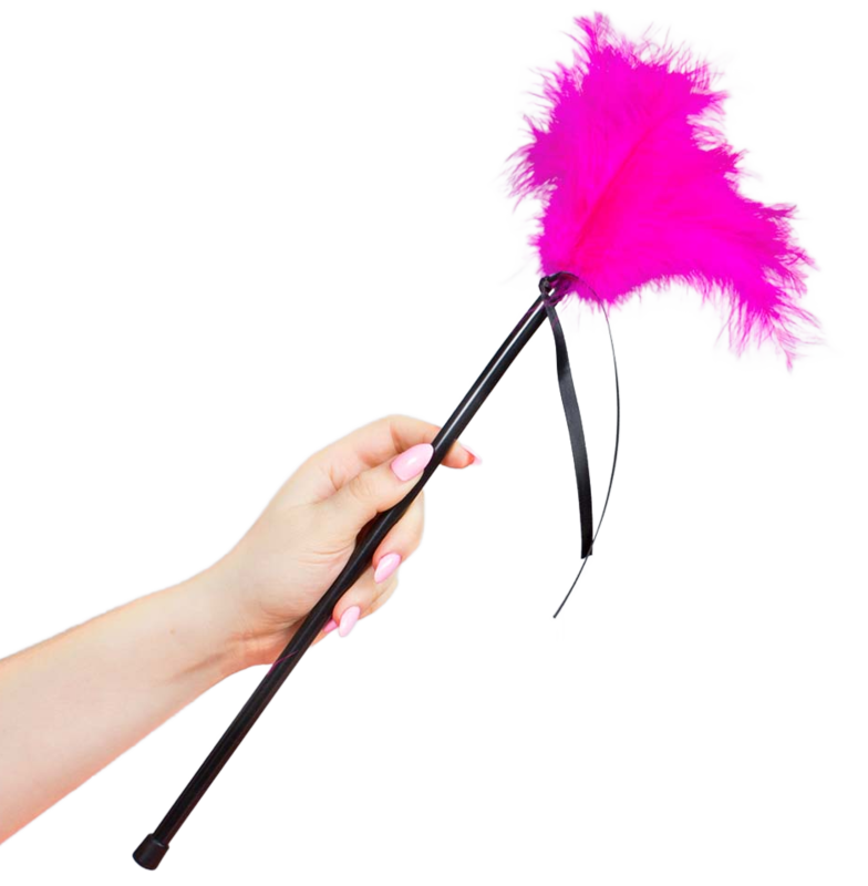 Secretplay Pink Feathers - Plumero Erótico 40 cm
