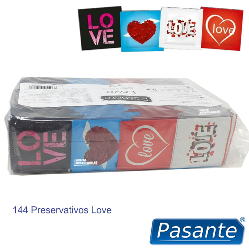 Pasante Love Bag Condones 144 Unidades - Preservativos Surtidos
