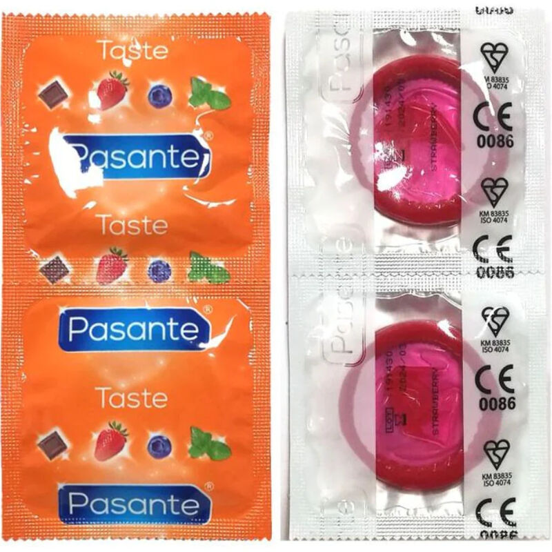 Pasante Condones Sabor Fresa - Pack 144 Unidades