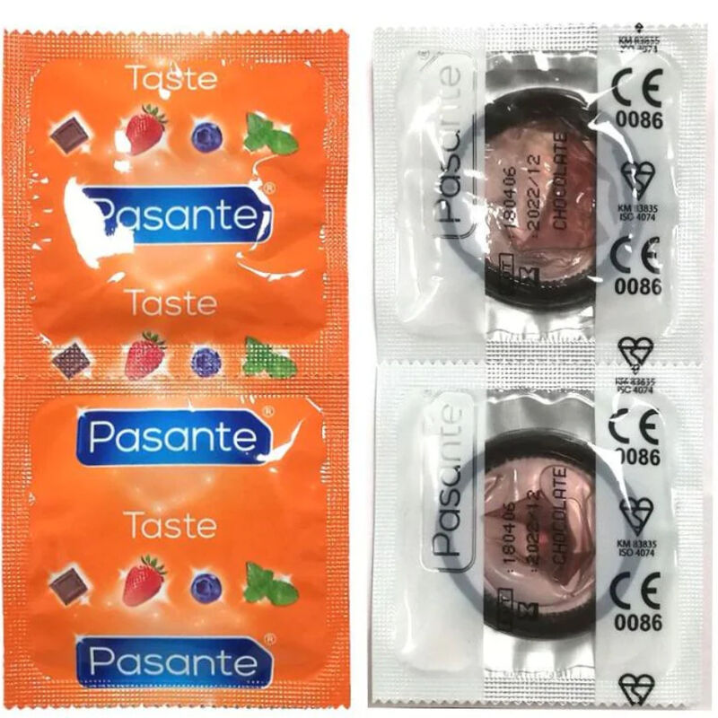 Pasante Preservativos Sabor Chocolate Temptation - Bolsa 144 Unidades