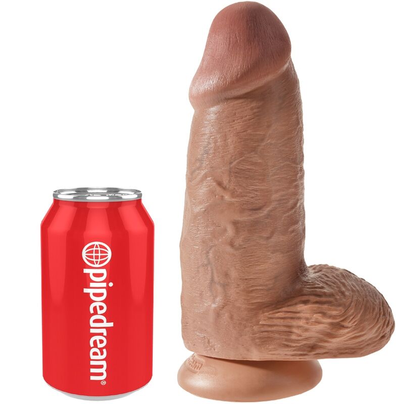 King Cock Chubby Realistic Penis 23 cm Caramelo