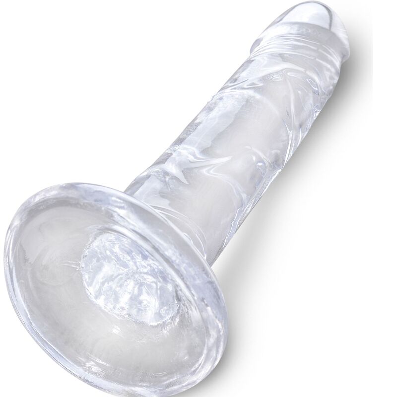 King Cock Clear 6 - Dildo Realista Transparente 15,5 cm