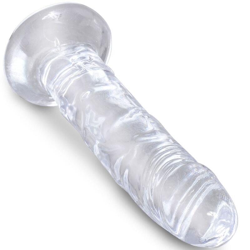 King Cock Clear 6 - Dildo Realista Transparente 15,5 cm