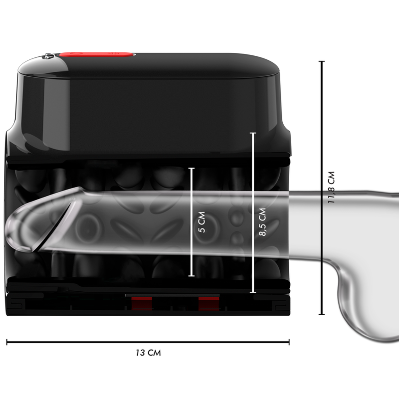 JAMYJOB Vortex - Masturbador Automático con Tecnología de Empuje y Rotación 360º