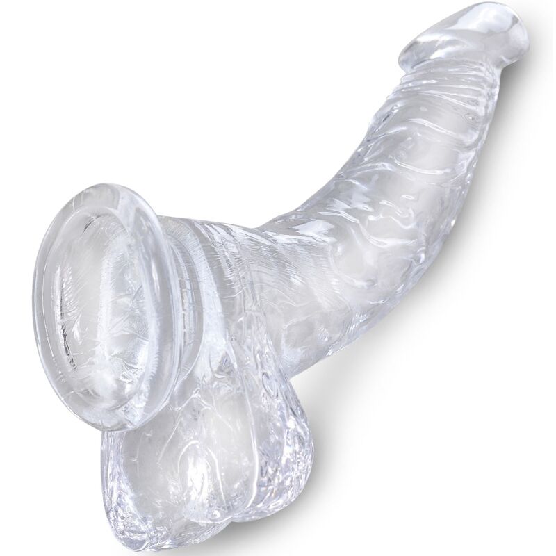 King Cock Clear Realistic Curved 16.5 cm