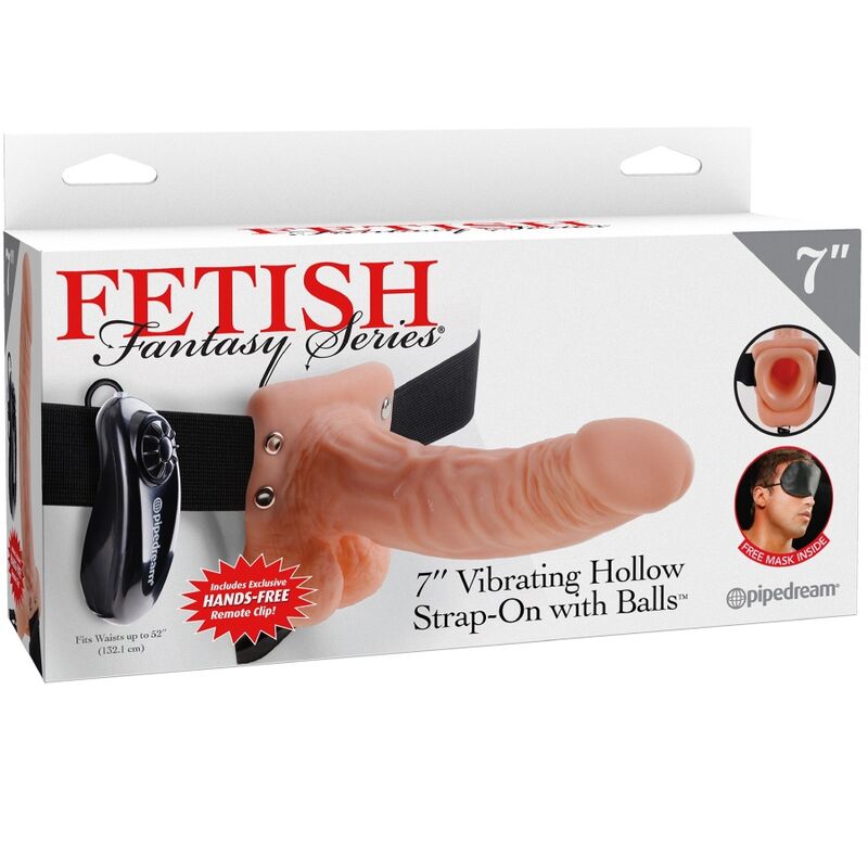 Fetish Fantasy Series - Arnés Ajustable con Control Remoto 17.8 cm
