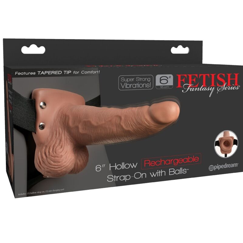 Fetish Fantasy Series - Arnés Ajustable con Pene Realista 15 cm y Vibrador