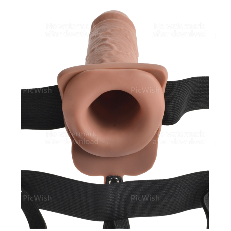 Fetish Fantasy Series - Arnés Ajustable con Vibrador Recargable 17.8 cm