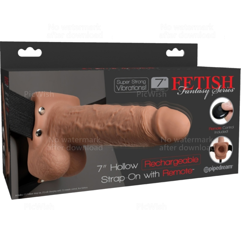 Fetish Fantasy Series - Arnés Ajustable con Vibrador Recargable 17.8 cm