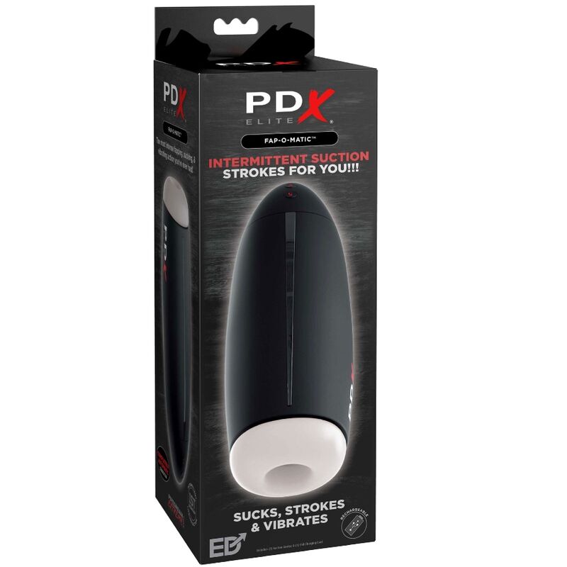PDX Elite Stroker Fap-O-Matic - Masturbador con Succión y Vibración