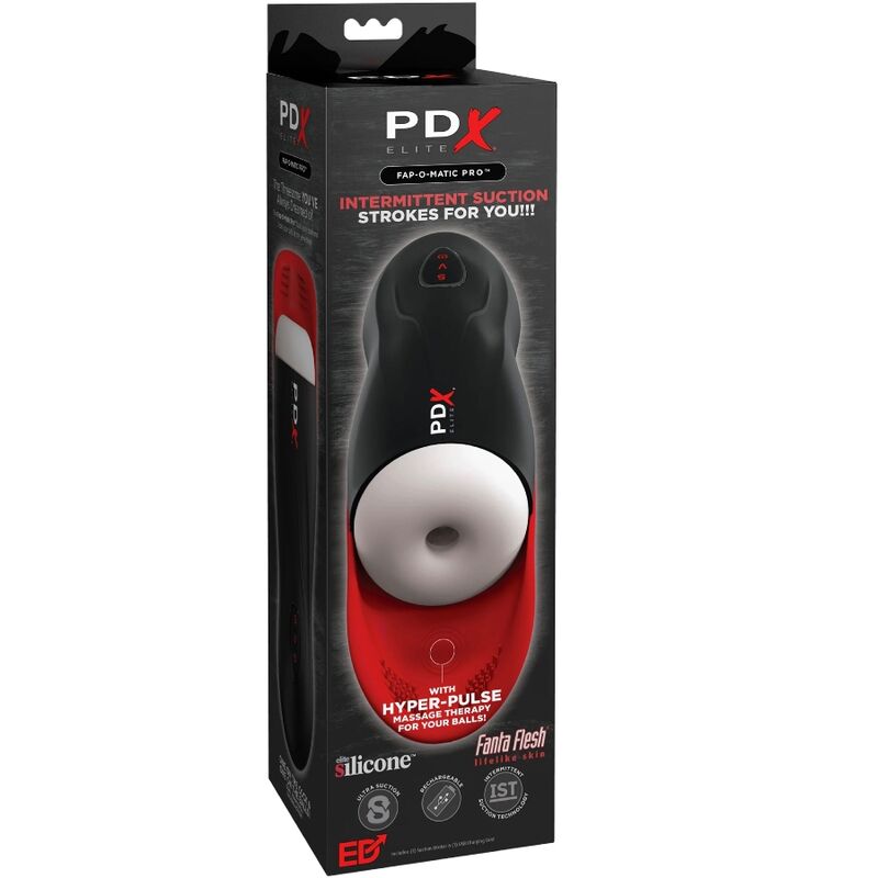 PDX Elite Stroker Fap-O-Matic Pro - Masturbador con Base