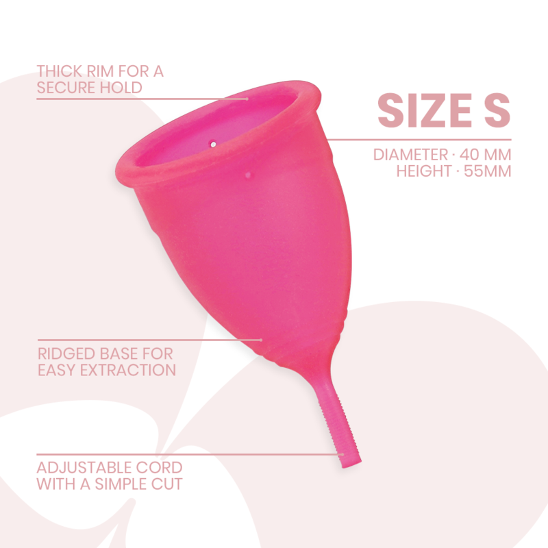 Intimichic Menstrual Cup Medical Grade Silicone Talla S