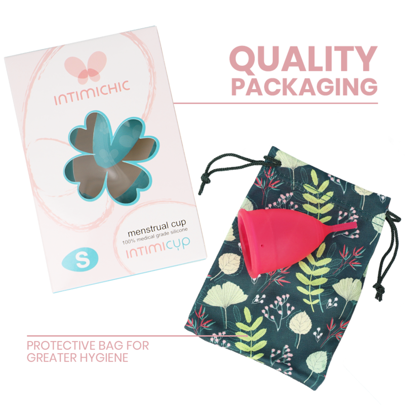Intimichic Menstrual Cup Medical Grade Silicone Talla S