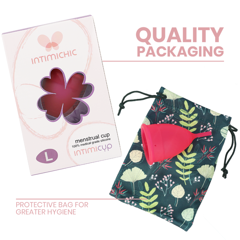 Intimichic Menstrual Cup Medical Grade Silicone Talla L