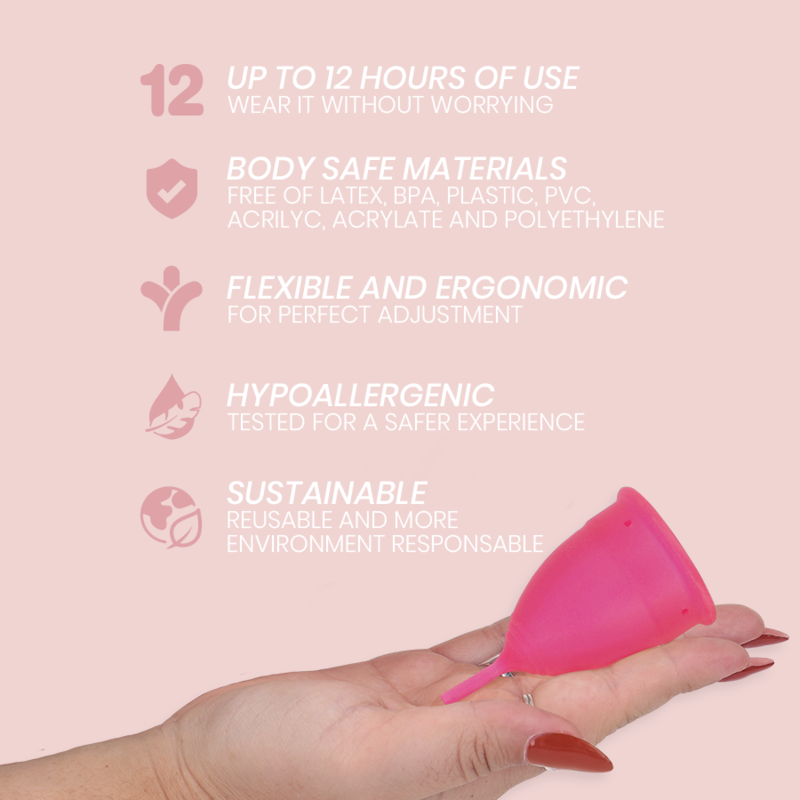 Intimichic Menstrual Cup Medical Grade Silicone Talla L
