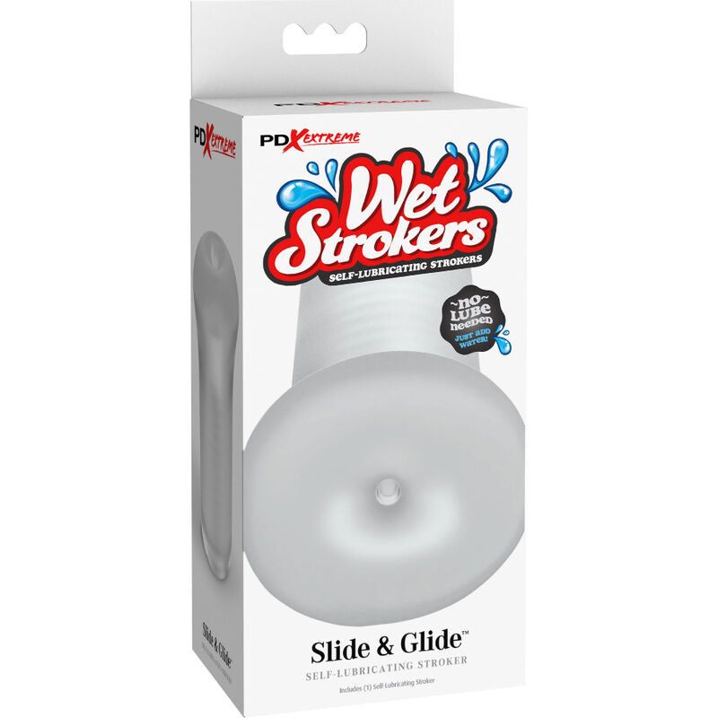 Fetish Fantasy Extreme Slide & Glide Stroker Silicona Transparente