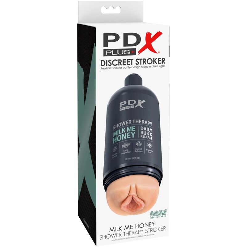 PDX Plus Shower Therapy Milk Me Honey - Masturbador Discreto